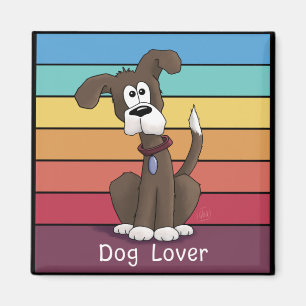 Festive Dog Lover Magnet