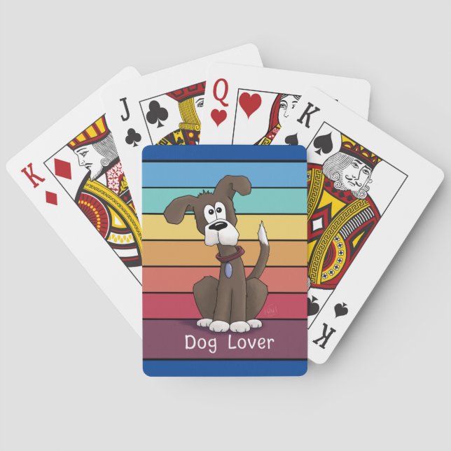 Festive Dog Lover    Playing Cards (Back)