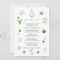 Festive Doodles Progessive Christmas Party