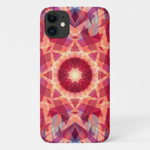 Festive Dopamine Decor Red Jolly Christmas Star iPhone 11 Case
