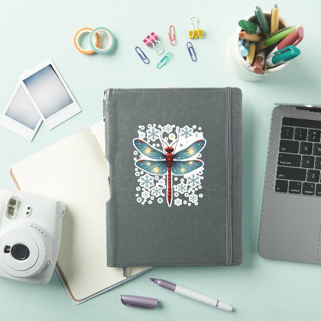 Festive Dragonfly Glow (iPad Cover)