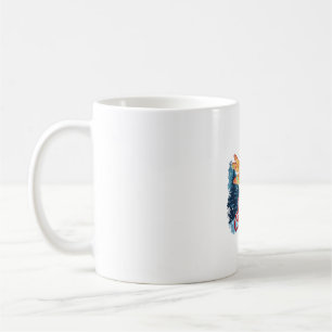 Festive Dragonfly Lights Coffee Mug