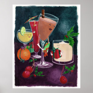 Festive Drinks Poster