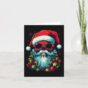 Festive Edge Edgy Christmas Skull Graphic Design Card