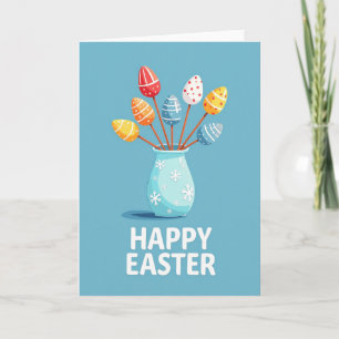 Festive Egg Bouquet Spring Card