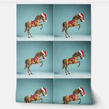 Festive Equestrian Bliss: Horse inChrist Wallpaper