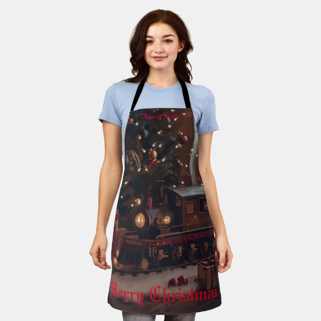 Festive Express Apron (Worn)