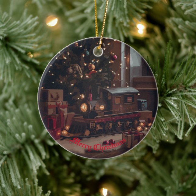 Festive Express Ceramic Ornament (Tree)
