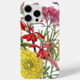 Festive Fall Autumn Monarch Migration Floral    iPhone 15 Pro Max Case