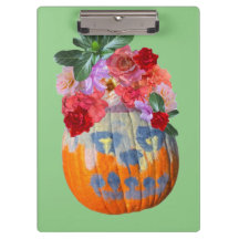 Festive Fall Pumpkin Floral 