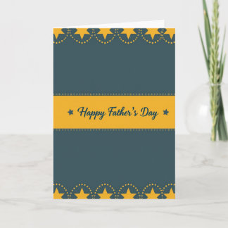 Festive Fathers Day Lights Card