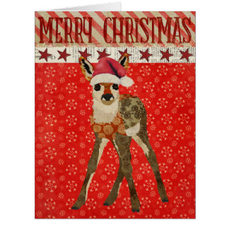 Festive Fawn Christmas Card