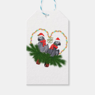 Festive Featherball Gift Tags