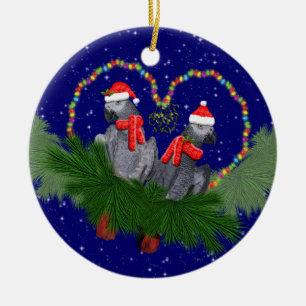 Festive Featherballs Ornament
