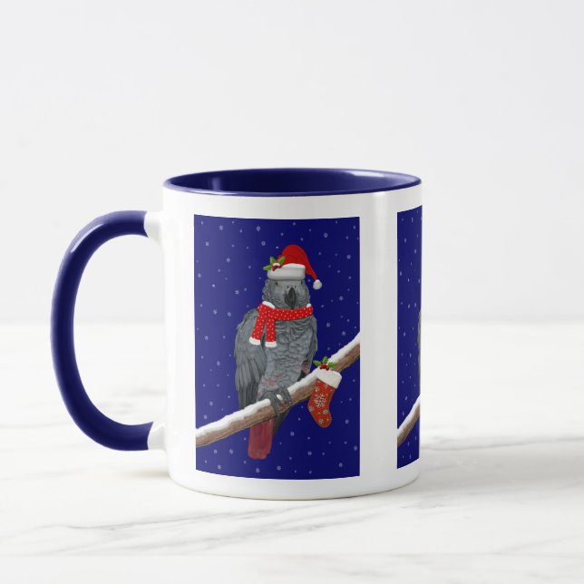 Festive Feathers Mug (Left)