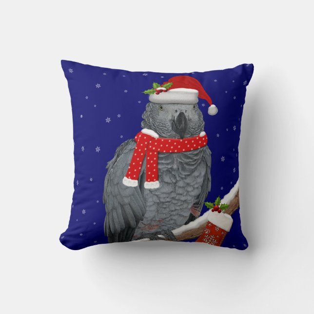 Festive Feathers Pillow (Front)