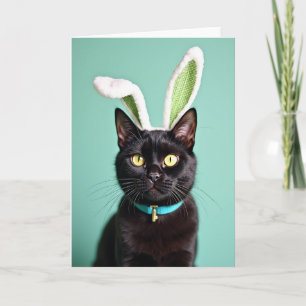 Festive Feline Portrait Card