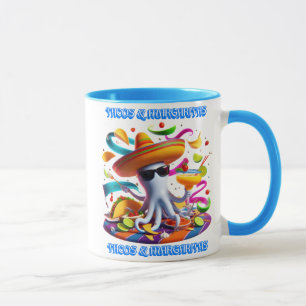 Festive Fiesta Flavours tacos and margaritas Mug