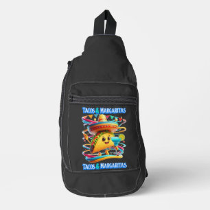 Festive Fiesta Flavours tacos and margaritas Sling Bag