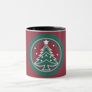 Festive Fir: A Christmas Delight Mug