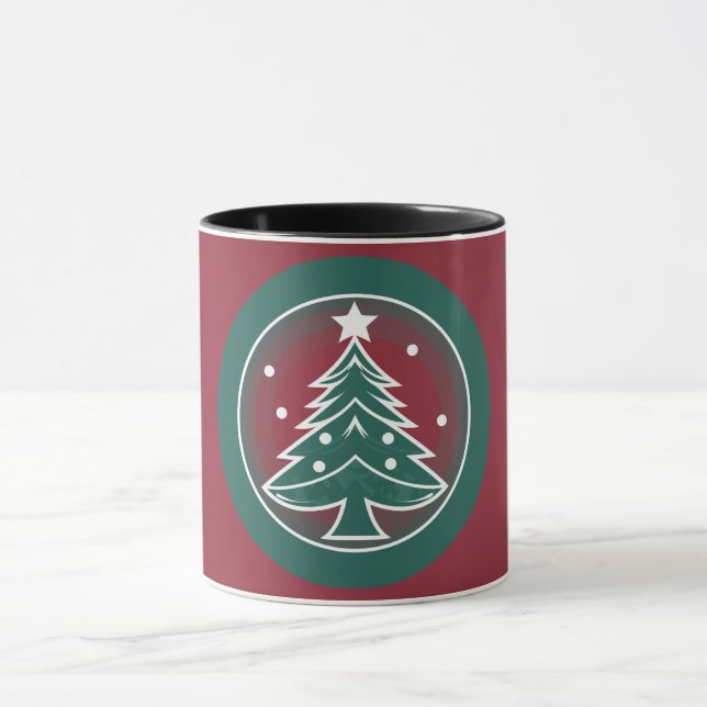 Festive Fir: A Christmas Delight Mug (Center)