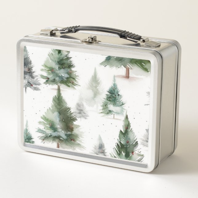 Festive Fir Tree Food Storage Box (Front)