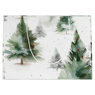 Festive Fir Tree Gift Bag