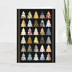 Festive Fir Trees, Christmas Greeting Card