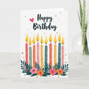 Festive Flames Art Card