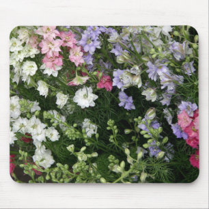 Festive Flower Garden Mouse Pad