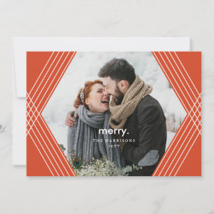 Festive Focus   5x7 Horizontal Orange   Holiday Card