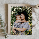 Festive Foliage Frame Photo Overlay Christmas Foil Holiday Card<br><div class="desc">Merry Christmas! Send warm holiday greetings to family and friends with this customisable gold foil Christmas card. It features a festive holiday foliage photo frame overlay. Personalise this photo Christmas card by adding your details. This modern Christmas card is available on other cardstock.</div>