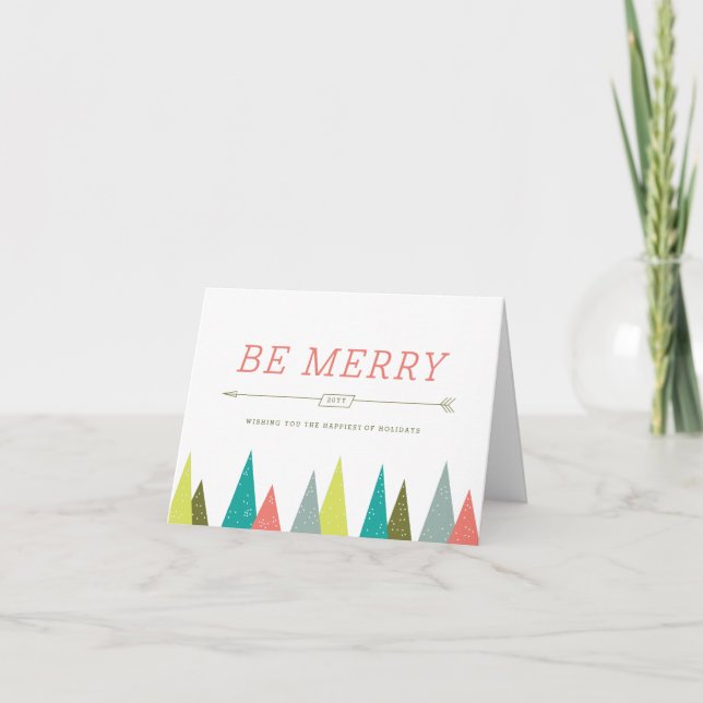 Festive Forest Corporate Holiday Card (Front)