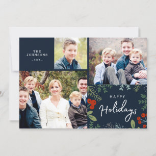 Festive Frame Holiday Multi Photo Card
