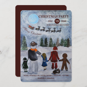 Festive Friends Christmas Party Invitation