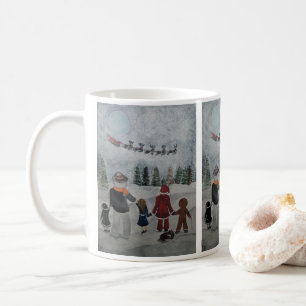 Festive Friends Painting by Alfred Fox Coffee Mug