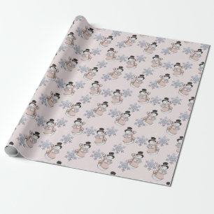 Festive Frolics - Snowman Serenade Wrapping Paper