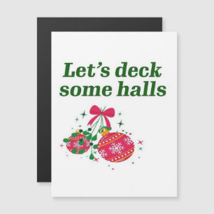Festive fun Christmas Magnetic Invitation