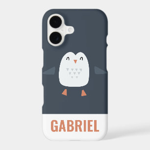 festive funny cute penguin personalised childrens