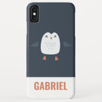 festive funny cute penguin personalised childrens