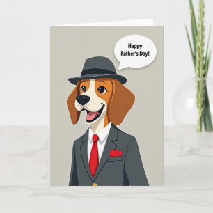 Festive Furry Father Card