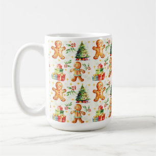 Festive Gingerbread Christmas  Coffee Mug