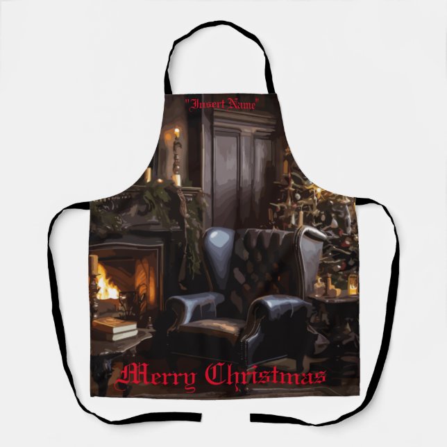Festive Glow Apron (Front)