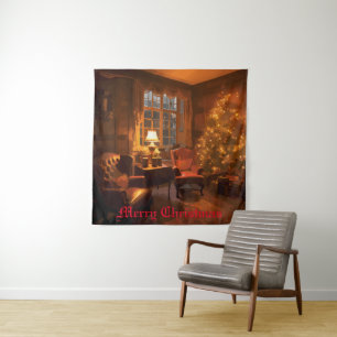 Festive Glow Tapestry