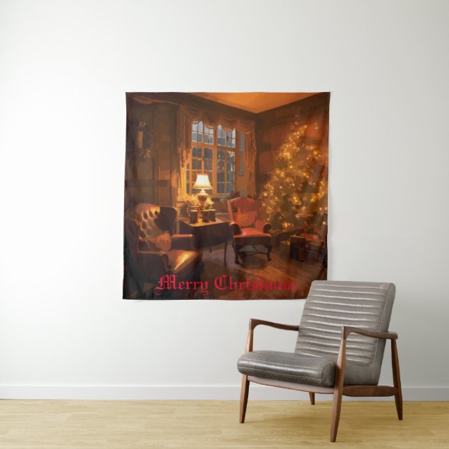 Festive Glow Tapestry (In Situ)