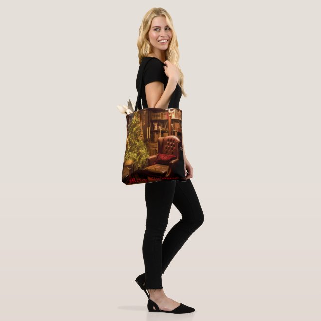Festive Glow Tote Bag (On Model)