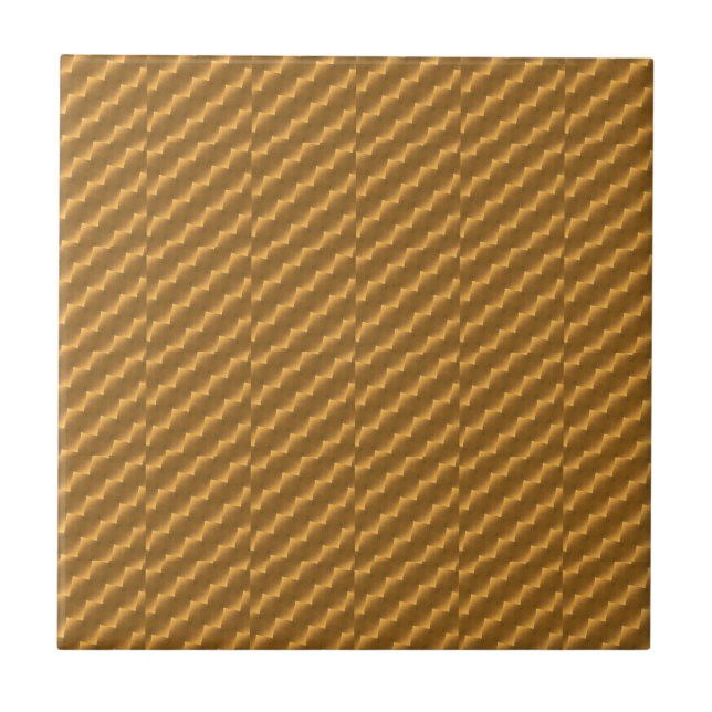 Festive, golden pattern tile (Front)
