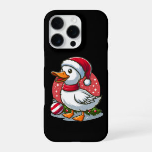 Festive Goose Christmas – Funny Holiday Gag Gift iPhone 16 Pro Case