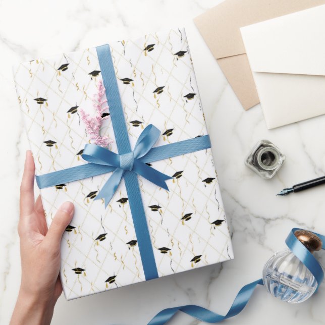 Festive Graduation Vibes Wrapping Paper (Gifting)
