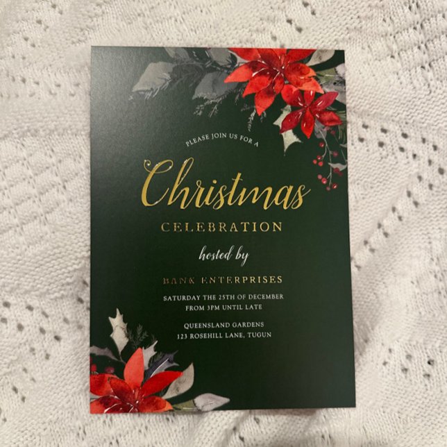 Festive Green Corporate Christmas Party Gold (Creator Uploaded)